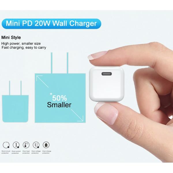 OVP PD20W Travel Wall Charger ETL With EU/US Plug