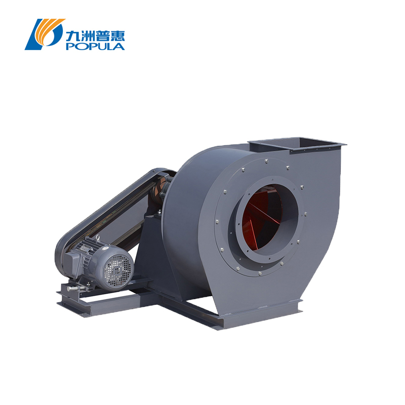 Belt Driven Centrifugal Blower Anti Clog Dust Fan For Factory Exhaust System