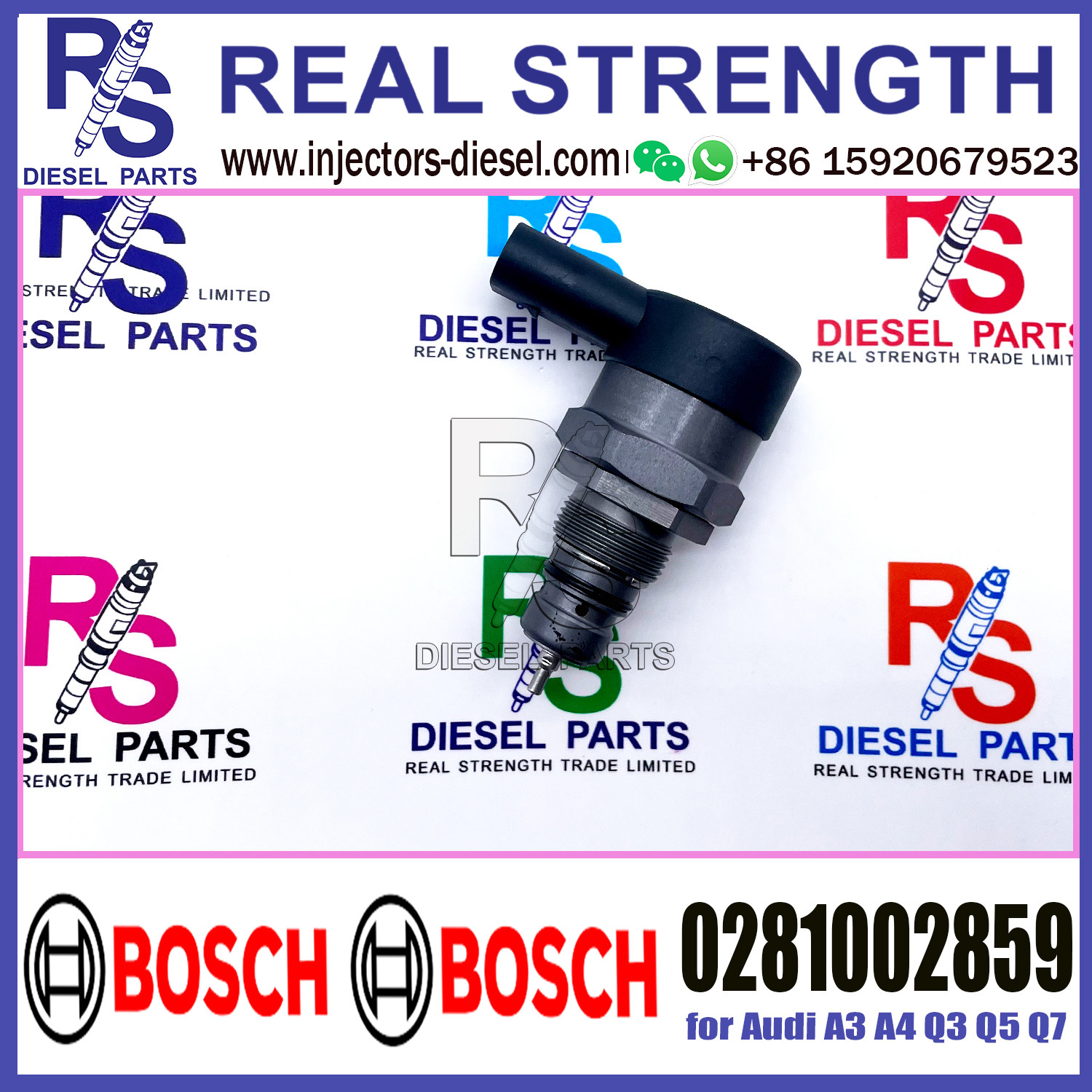 Модулирующая лампа 0281002859 BOSCH соленоид 0281002859 0281002858 регулятора 0281002858 DRV для Audi A3 A4 Q3 Q5 Q7