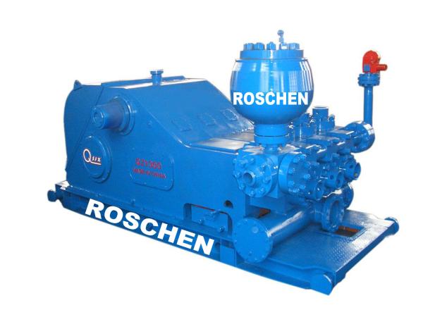 Horsepower 500 KW Horizontal Four Cylinder Triplex Mud Pump for Oilfield Industry