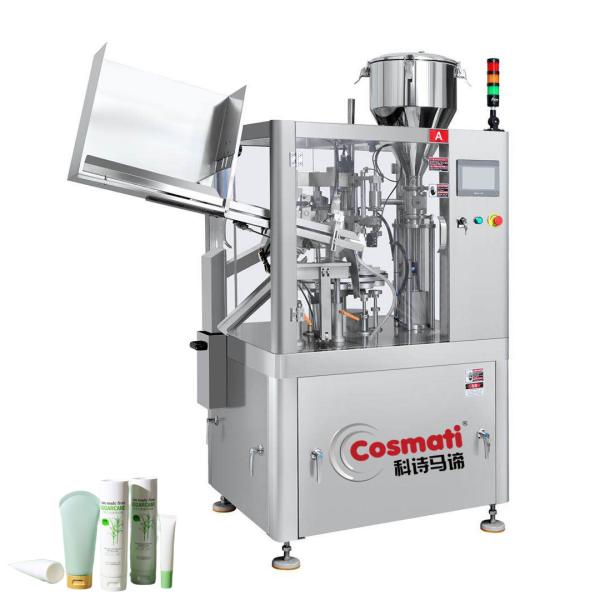 Hand Cream Face Cleanser Plastic Tube Filling Sealing Machine with Hot Air Gun