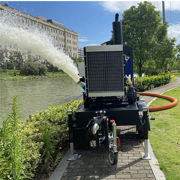 High Pressure Diesel Water Pump Dry Suction Drainage Pump Agriculture  Silent Pump Manufacturers