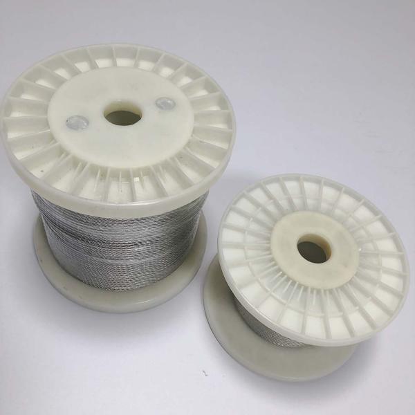 Guaranteed Stainless Steel Wire Rope Cable for Hoist/Crane/Marine Steel Core 7 Wire/19 Wire Construction and Long-Lasting