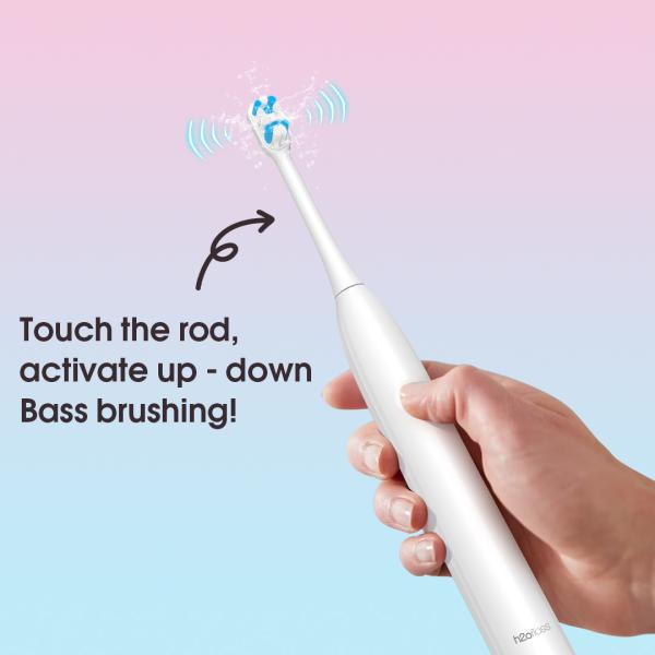 Smart Rechargeable Electric Toothbrush With Vibration Bristles Household Use