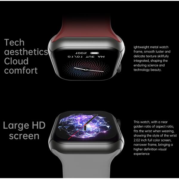 4G Smart Watch for Android 8.1  Flash Memory and 2.02inch IPS Square Screen