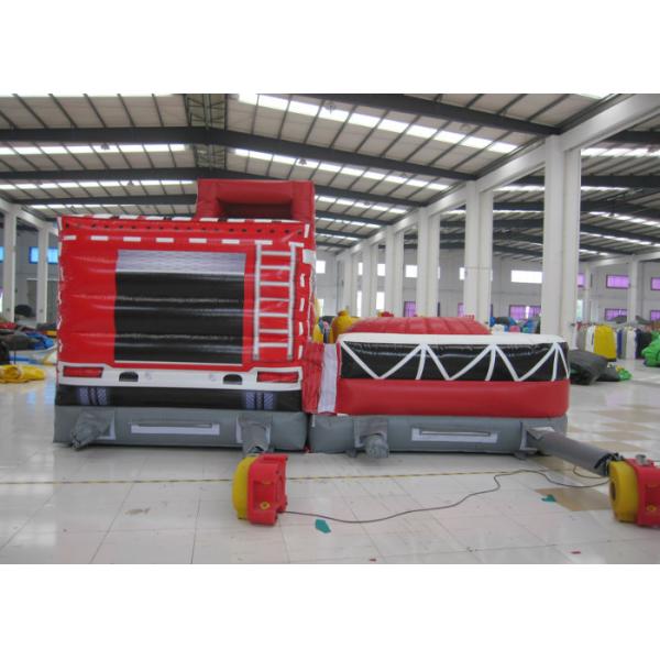 Дом прыжка города потехи пожаротушения коммерчески, дом прыжка большого крупного плана высокого скольжения вверх