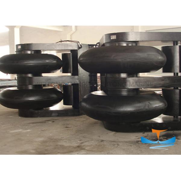 Foam Filled Marine Safety Equipment / Buoyant Yacht Ship Rubber Fender Gd Wing Type