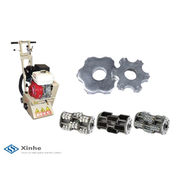 Concrete Floor Planers Parts 6Pt TCT Star Blades For Airtec RT-2000/RT-3200 Floor Scarifiers