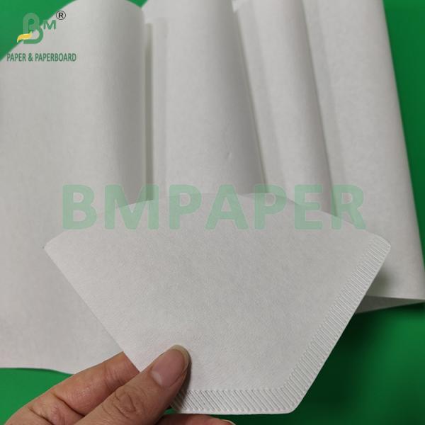 Papel filtrante de café de grado alimenticio blanqueado y no blanqueado de 50 gramos y 328 mm