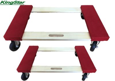 Hard Wood Heavy Duty Furniture Dolly With 4 Inch 100mm PVC Wheel 1000lbs Capacity