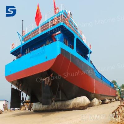 Flexible Black Heavy Lifting Airbag For Safe Ship Launching And Docking