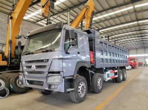 8x4 371HP Refurbished Howo Dump Truck CA3252P2K2BT1A1 Chassis Model