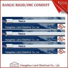 Steel 3 inch 4 inch Rigid Metal IMC Electrical Conduit With RGB Coupling & Plastic Cap
