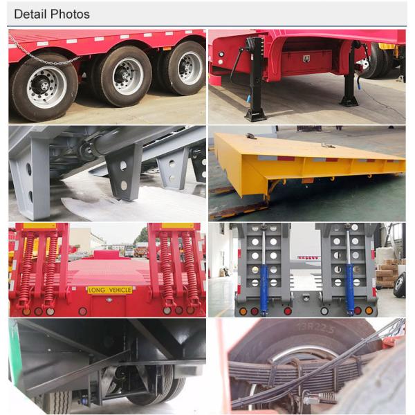 ABS Anti-lock Braking System Lowbed Semi Trailer for Fire Extinguiser Two Pieces 4 Kgs