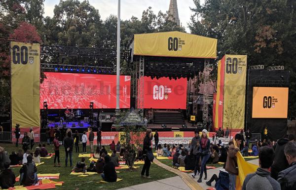P4.81 Full Color Outdoor Rental Led Screen Video Advertising Board High Brightness