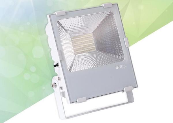 Dispositivos bondes claros exteriores comerciais 100W 150W de inundação do diodo emissor de luz com cor branca Shell