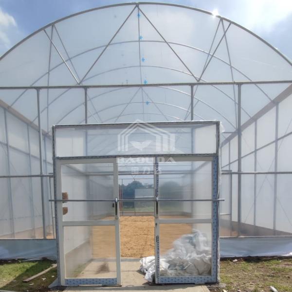 Conservatoire de film plastique Serre maison de crochet Polytunnel Tunnel haut Serre