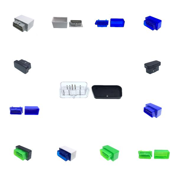 16PIN OBD2 Box Diagnostic Tool Plastic Housing for Automotive Offer Drawing and Working Temperature -20- 105°C