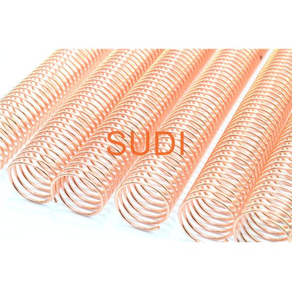 Розовое золото P5: 1 3/8" катушки спирального изгиба металла