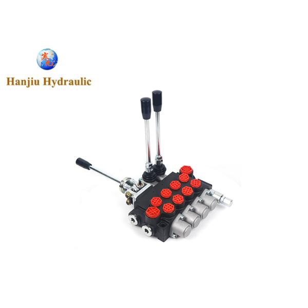 40 Liters  Hydraulic Monoblock Valve With Joystick Control Hydraulic Distributor Valves