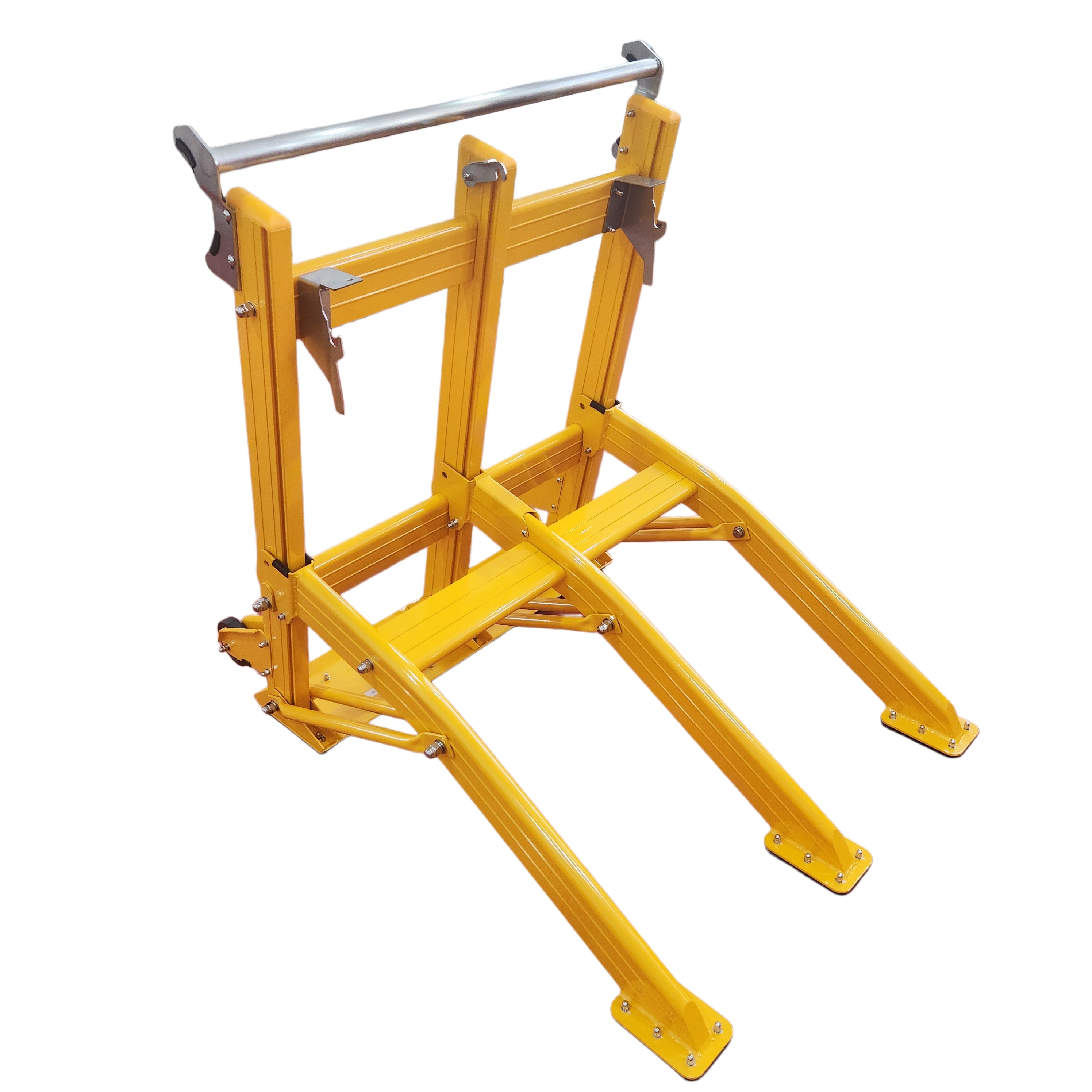 25kg Lightweight Foldable Anti Ram Vehicle Barrier with High-Visibility Engineering Yellow for Traffic Safety