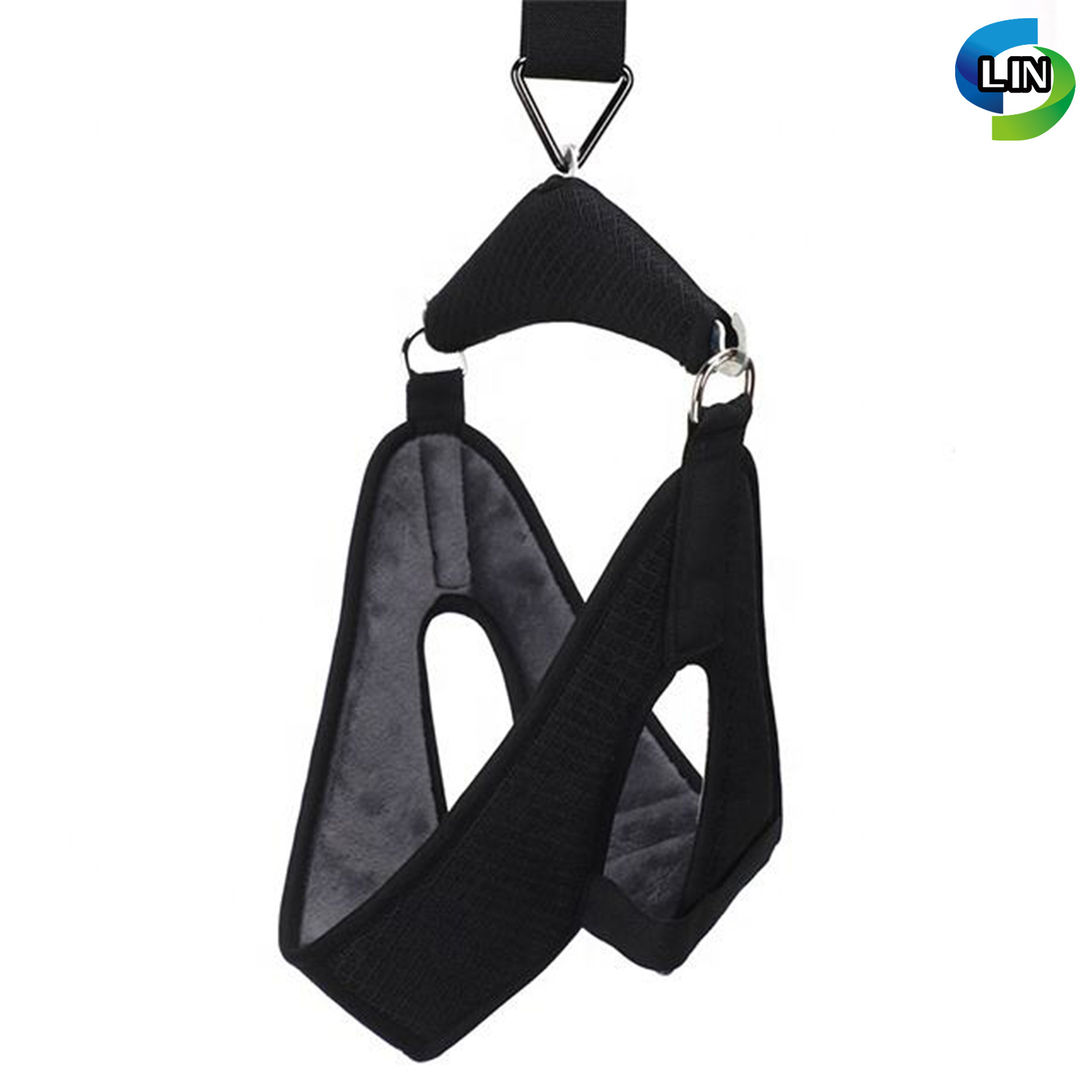Lightweight Portable Manual Cervical Traction Device with Polyester Fabric for Hanging Spinal Correction