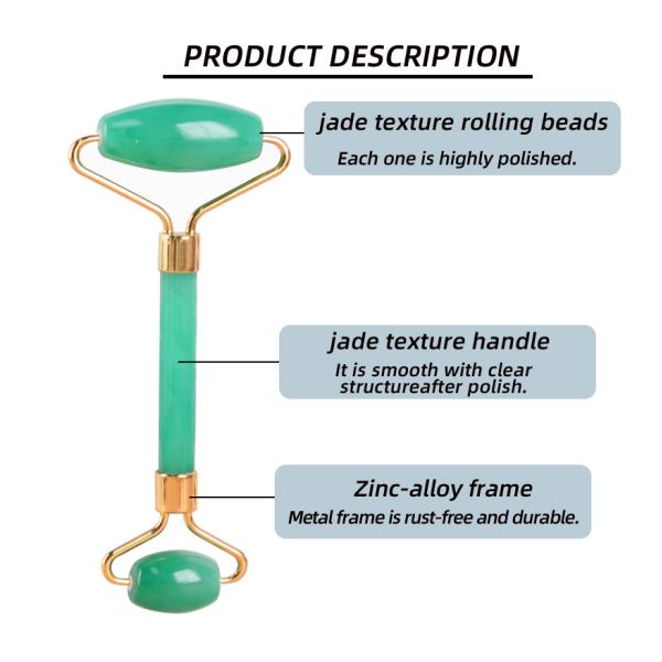 Цвет Purpl серого голубого пинка зеленого цвета ролика Massager стороны нефрита белый