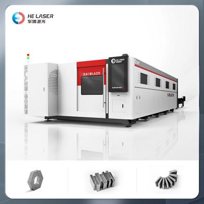S4 BLAZE High Power Alloy Steel Fiber Laser Cutting Machine with Shuttle Platform
