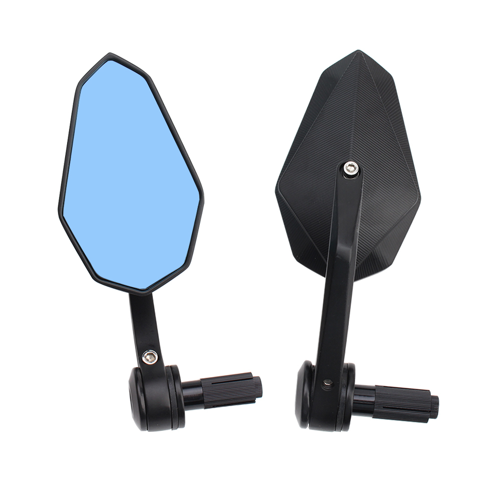 Diamond Shaped Handle Mirror Suitable for 22mm Handle Width Motorcycle Rearview Mirror Motorcycle Universal Accessories