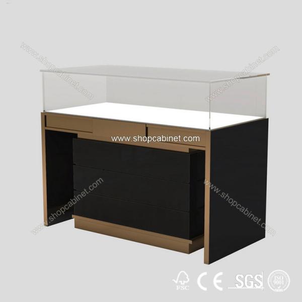 high quality wood display jewelry showcase for jewelry display