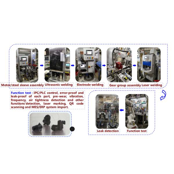 220V 100 kg Servo horizontal machine de soudage à chaud de plaque avec une garantie d'un an