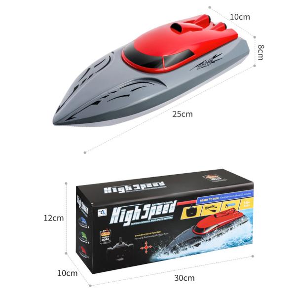 Waterproof Children's Competitive Toy Speed 2.4g Remote Control Boat Wireless Electric