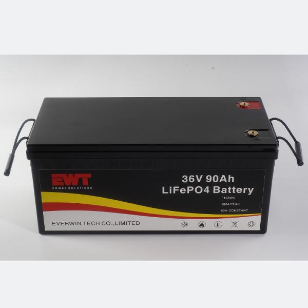 36V 90AH Lifepo4 Battery For Golf Cart Forklift Electric Scooter Solar