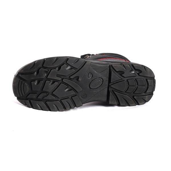 Unisex Steel Toe Safety Shoes with Genuine Leather and Breathable Mesh Lining Work Boots