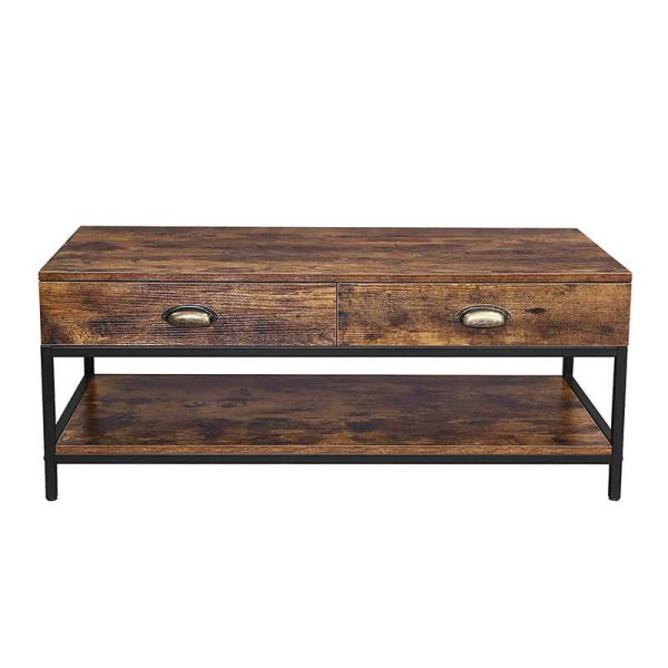 Coffee Table With 2 Drawers For Sale, Rustic Coffee Table Furniture, Living Room Furniture, ULCT43X