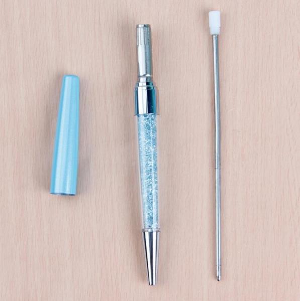 The New Diamond Metal Ball Pen Advertising High-grade Crystal Gift Metal Pen
