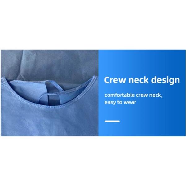 Управление инфекции уровня 1 SMS 25gsm AAMI устранимое одевает открытую заднюю часть