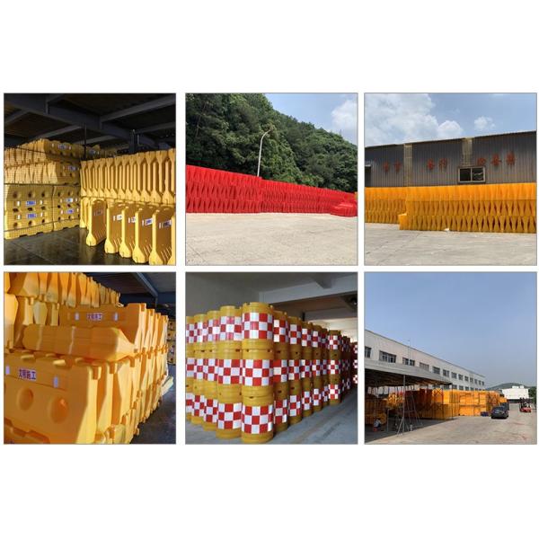 Настроенный пластиковый водонаполненный Jersey Barrier для наружной безопасности и безопасности