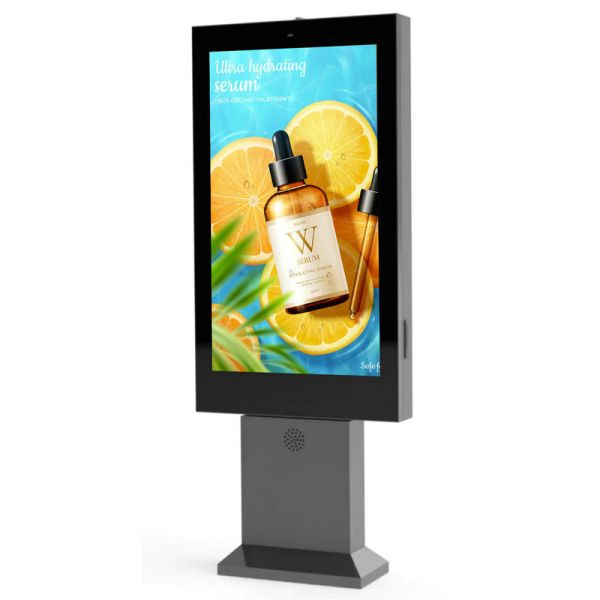 49 Inch IP65 Waterproof Outdoor Digital Signage with 2500cd/㎡ Brightness LCD Advertising Display