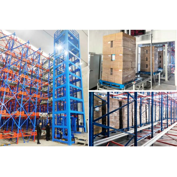 Four-Way Shuttle Pallet ASRS Room Temperature Warehouse Automatic Storage and Retrieval System Radio Shuttle Racking