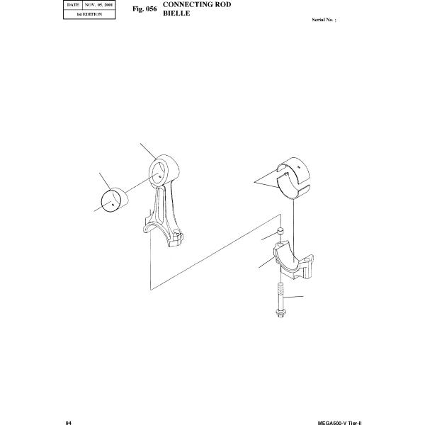 Неподдельный ведущий шатун M11 3899450X 3899450 Doosan KOMATSU
