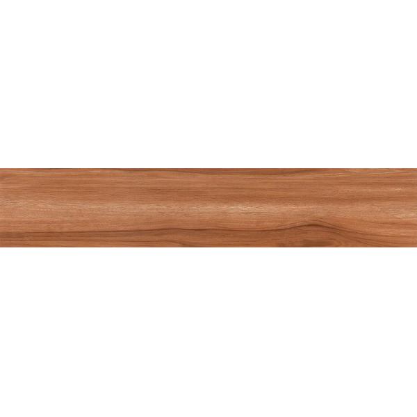 Antibacterial Wood Porcelain Tile 20x100cm Brown Tan Matt Soft Glazed