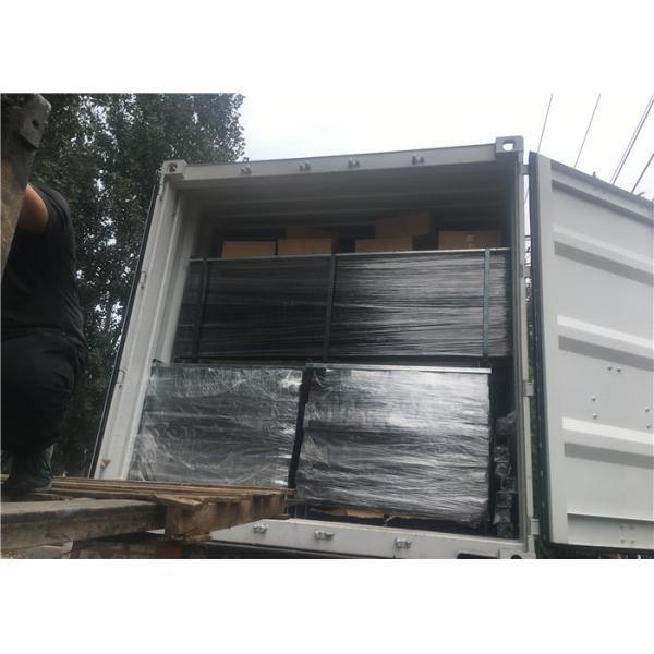 Проведенный сад изогнутый покрытием сваренного загородки ПВК или металла порошка Исо9001