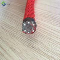 Resistente UV da corda da combinação do poliéster do campo de jogos 16mm com núcleo de aço