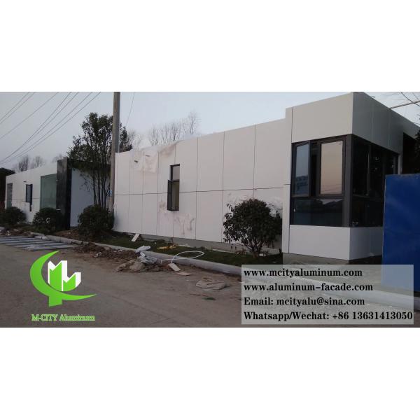 Le revêtement d'aluminium pour les façades de murs du système d'aluminium solide PVDF couleur 3 mm