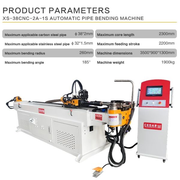 Cnc Automatic Electric Exhaust Hydraulic Pipe Bender Metal Aluminum Copper Stainless Steel square Pipe Pipe Bender