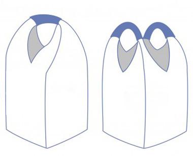 500kg 125gsm Loop Fibc Bag For Agriculture Mining Industry