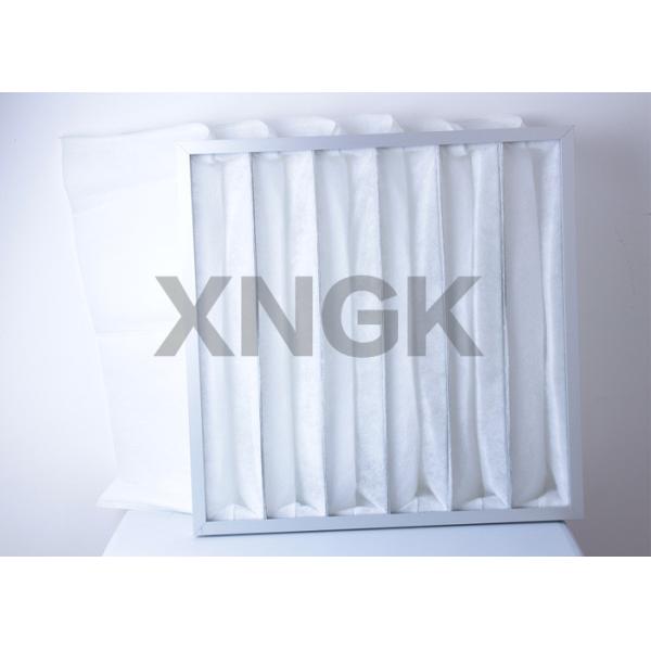 Large Rated Air Flow Pocket Air Filter AL Alloy / Gal Frame Hot Melt Sealant