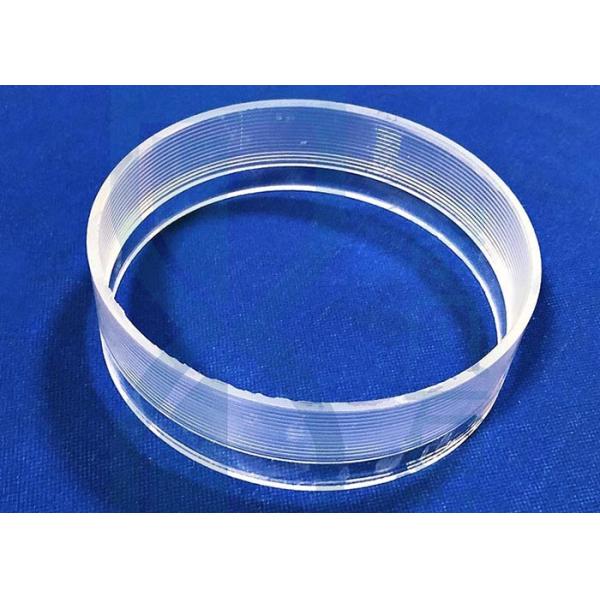 Tubo de vidro claro de quartzo 2.2g/Cm3 da linha de parafuso do Oem