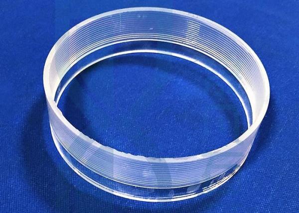 Tubo de vidro claro de quartzo 2.2g/Cm3 da linha de parafuso do Oem